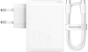 Ładowarka Sieciowa Baseus GaN5 Pro PD 100W USB-C/USB-A + kabel usb-c/c