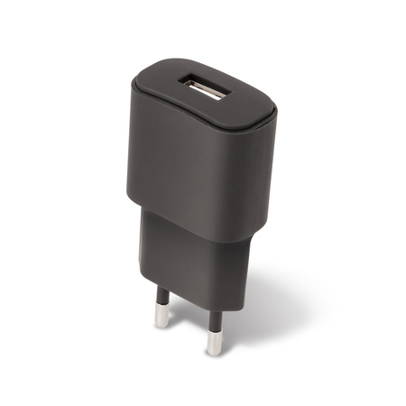 Ładowarka sieciowa Forever TC-01 1x USB 2A czarna + kabel USB-C